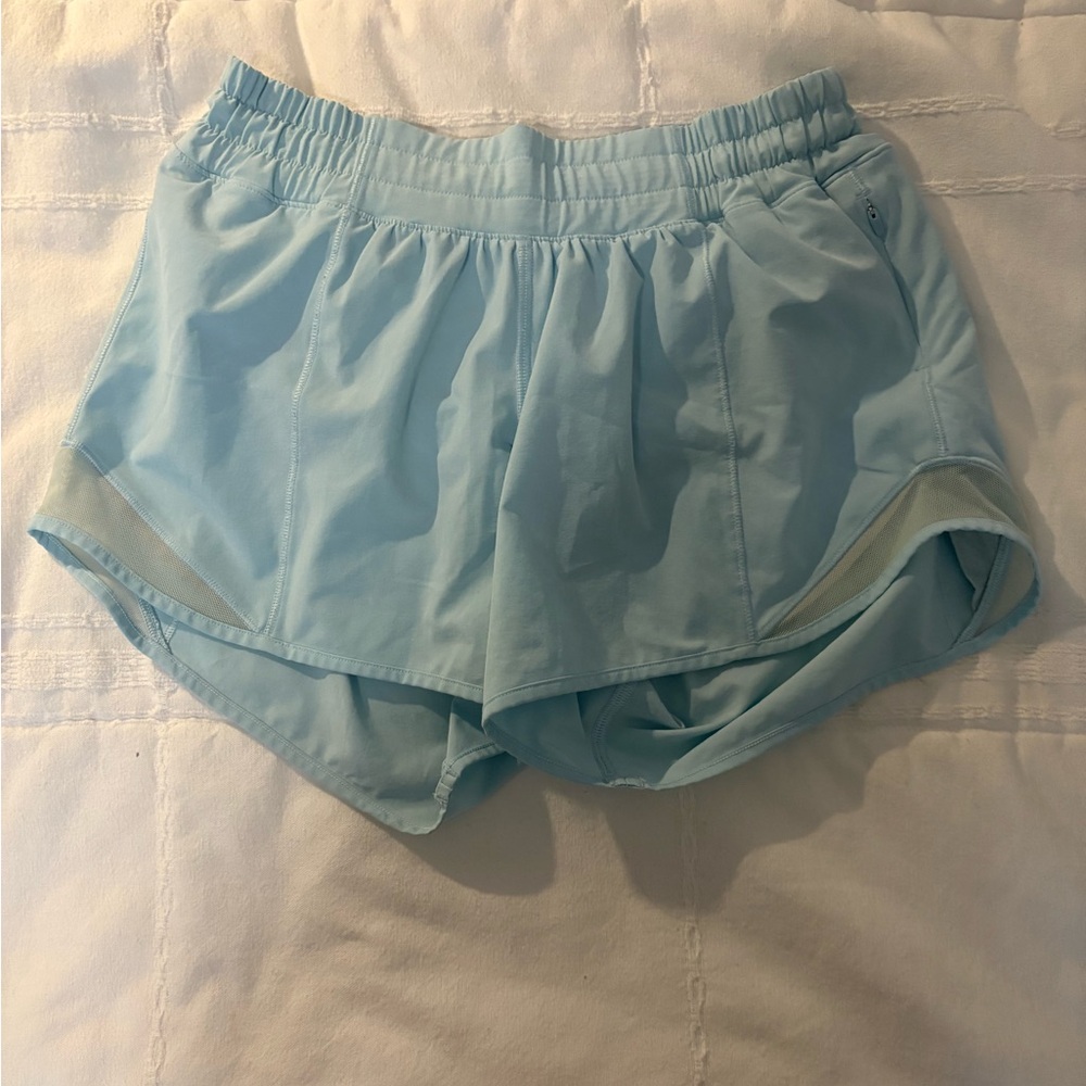 Lululemon Athletica Blue Athletic Shorts Lightweight Moisture-Wicking